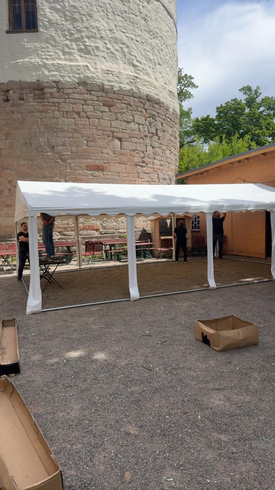 Partyzelt inkl. Aufbau (Hochzeit, Geburtstag) – Bild 3