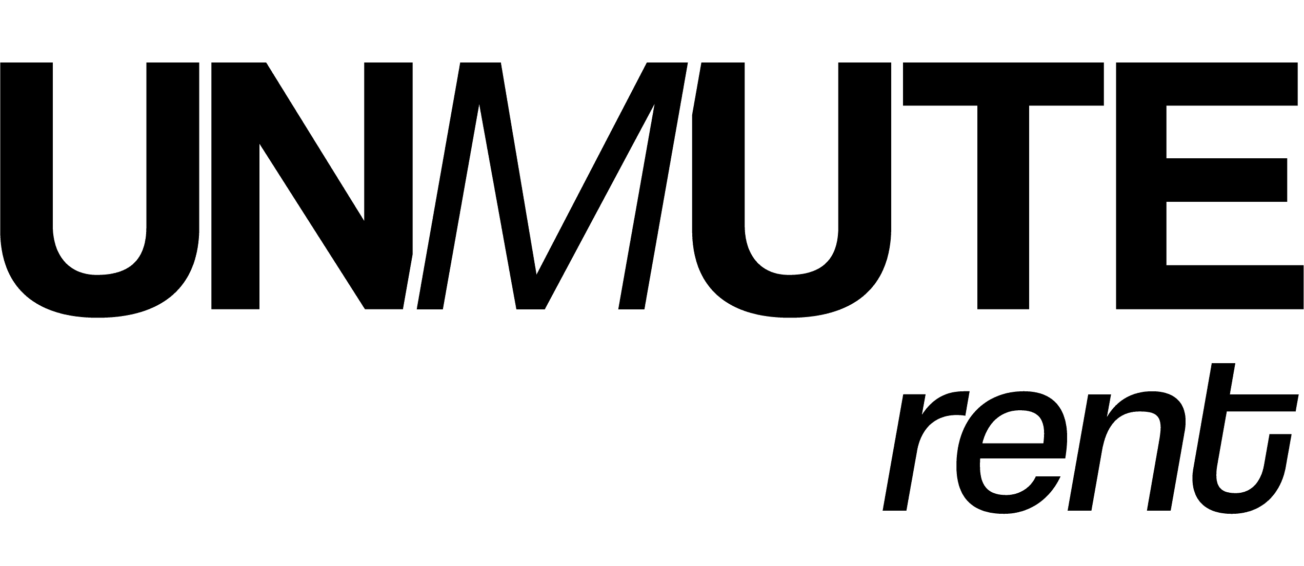 UNMUTE Rent Logo
